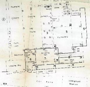 A plan of part of the Oakley Road Brewery WB-W4-4-5
